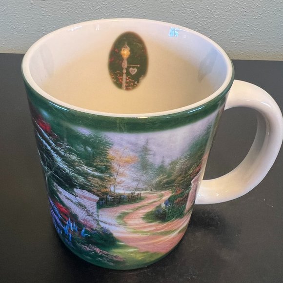 Thomas Kinkade “Spring Gate” Ceramic Mug AMCAL FOR THE GIFT OF ART - Picture 4 of 10